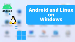 Windows Subsystem: Linux and Android in Windows