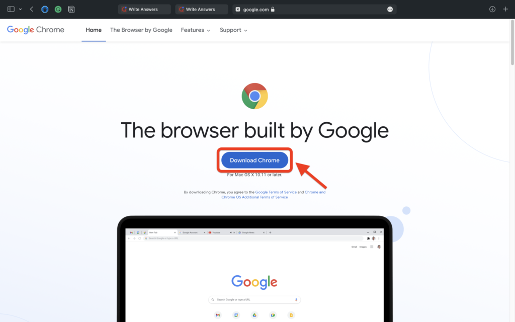 How To Install Chrome On A Mac step 3