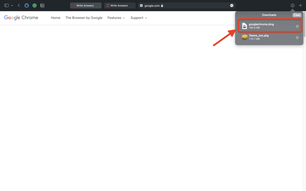 How To Install Chrome On A Mac step 5