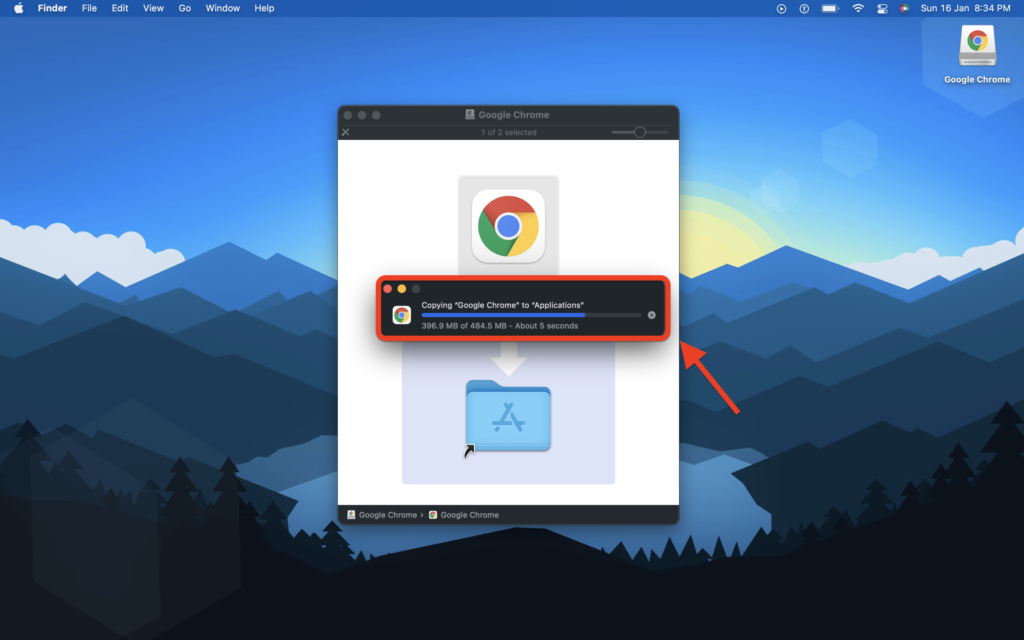 How To Install Chrome On A Mac step 7