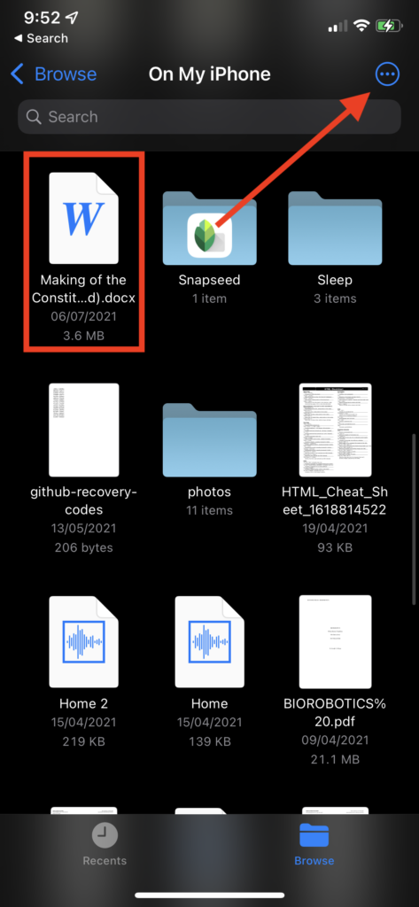 How To Sync Documents From iPhone to Other Devices step 3