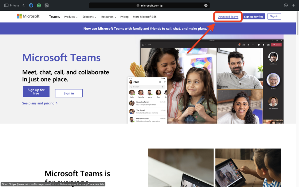 How To Use Microsoft Teams On A Mac step 2
