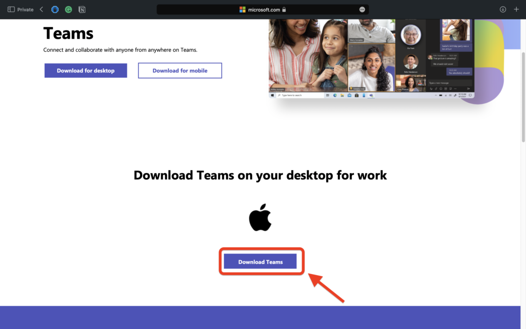 How To Use Microsoft Teams On A Mac step 3