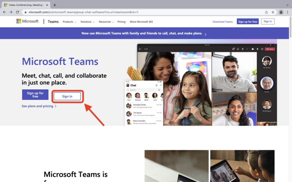 How to Use Microsoft Teams in a Browser step 8