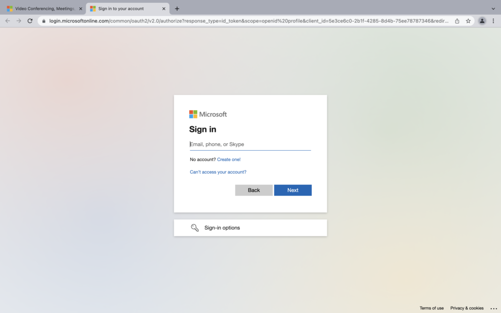 How to Use Microsoft Teams in a Browser step 9