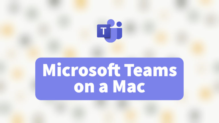 Teams on a mac
