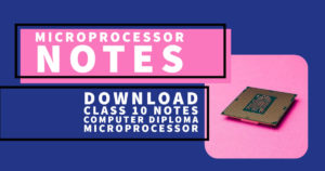 Microprocessor Notes