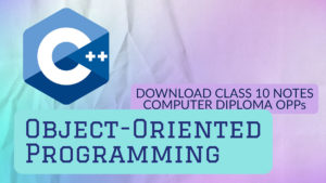 Object Oriented Programming Notes