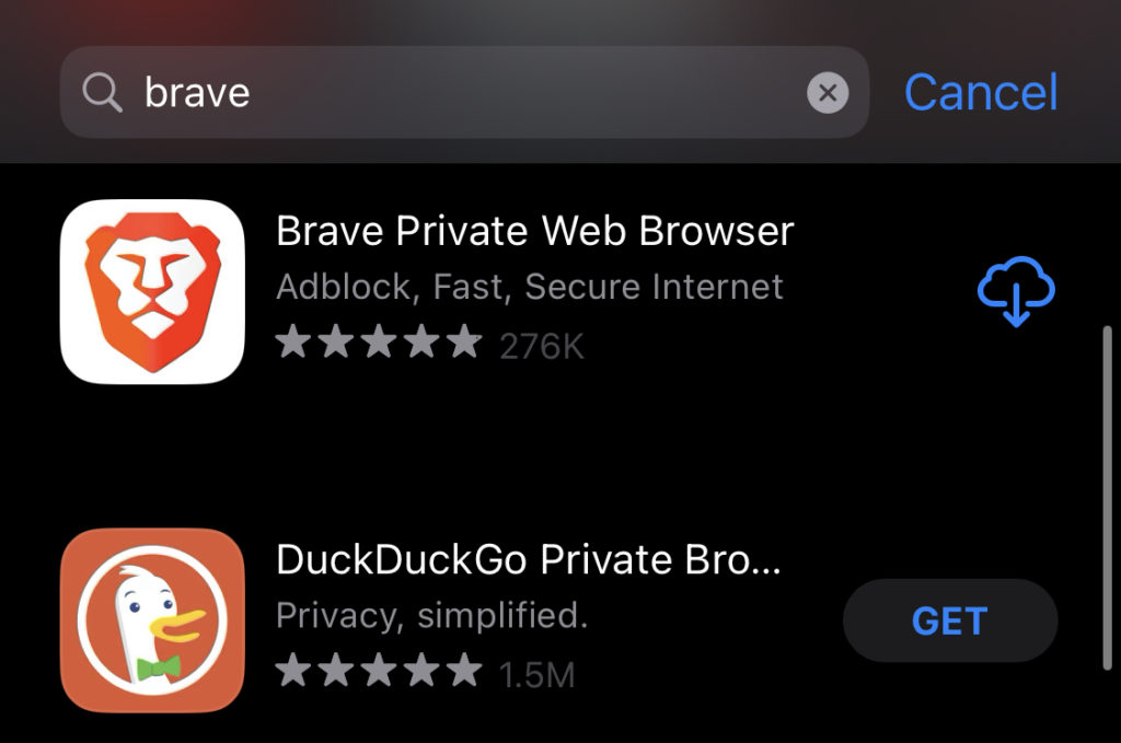 brave ios