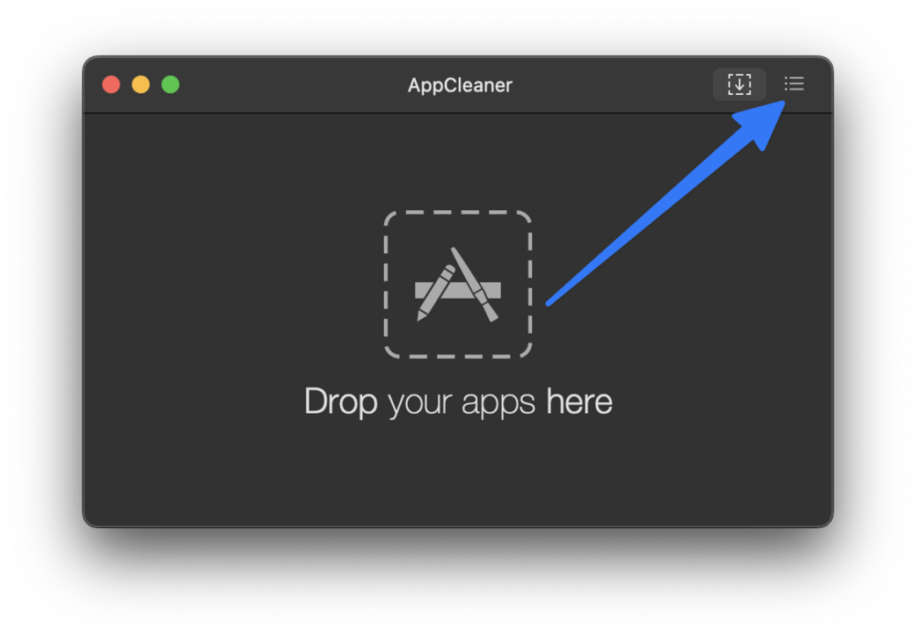 Uninstall an App from Your Mac to get list of apps